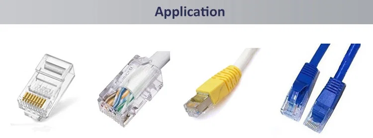 Näyte Rj45 Lan-kaapelin puristuskoneesta, Kristallipäisen puristuskoneen ja Puhelinlangan liittimen puristuskoneesta