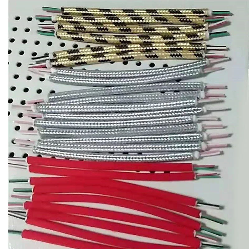sample display of Nylon Braiding Cable Cutting And Stripping Machine, Heating Stripping Machine Näyte nylonpunontakaapelin leikkaus- ja poistokoneesta, lämmityspoistokoneesta