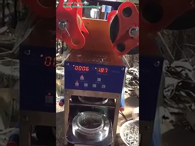 F-08 Electric Desktop Automatic Cup Bottle Sealing Machine for Milk Tea Shop and Coffee Bar