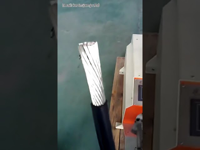 Rotary Knife cable stripping machine coaxia electronic power cable peeling machine