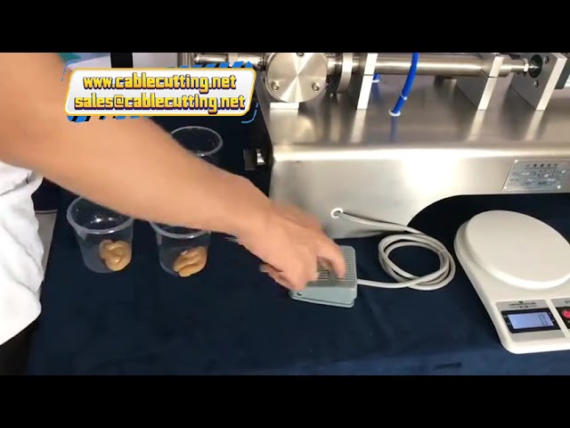 High Viscous Soap Liquid Dishwash Juice Thick Lotion Almond Butter Bottle Filling Machine with Tank