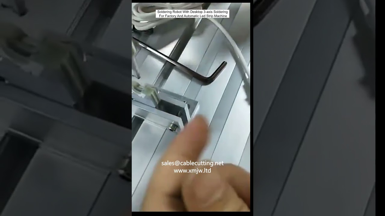 Desktop 3-Axis Soldering Robot for Factory Automation and LED Strip Machine