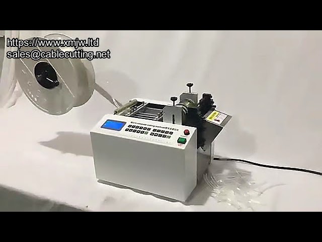 Automatic Heat Shrink Tubing Cutter Machine with Electric Monitor
