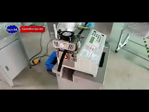 Automatic Polyester Belt Hot & Cold Blade Cutting Machine