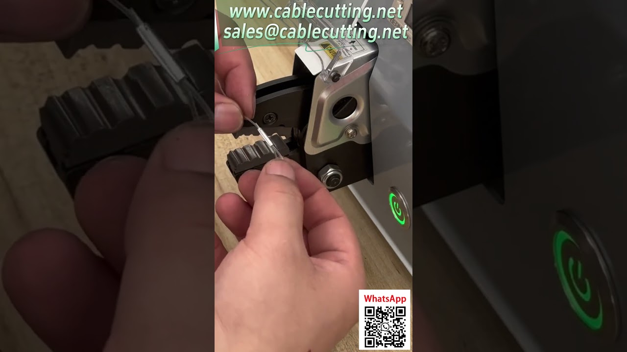 20EC Fully Automatic 10 sq mm Terminal Crimping Machine with Ocean Buckle Connector | Automated Wire Processing