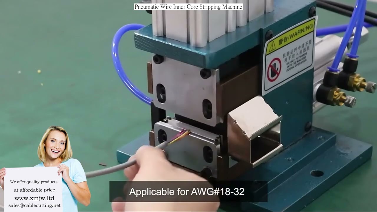 Pneumatic Wire Inner Core Stripping Machine for Automated Processing