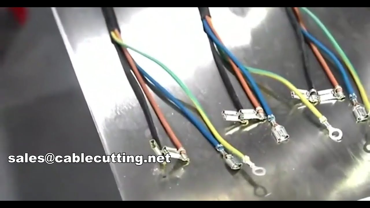 Fully Automatic Cable Crimping Machine for Terminals on Different Lengths WPM-555