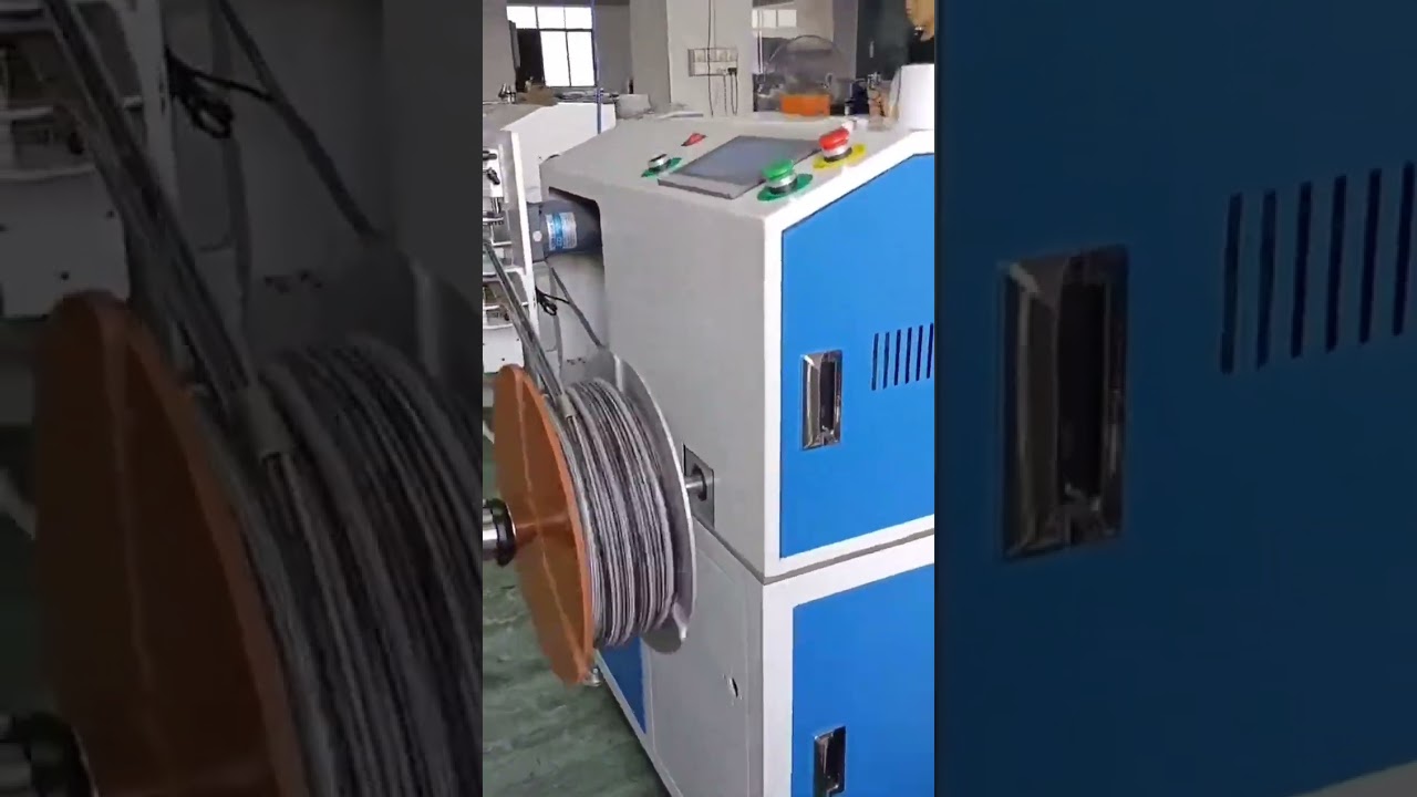 Automatic Wire Meter Counting, Sorting, Cutting, Tube Winding & Coiling Machine 1-16mm, 15kg Capacity