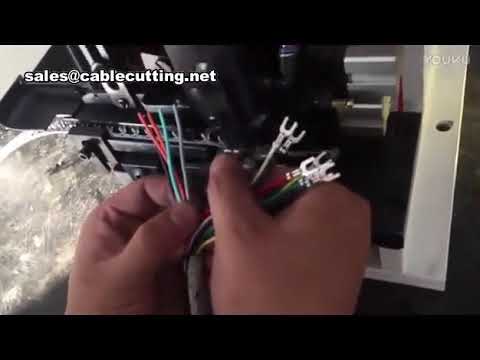 Semi-Automatic Wire Stripping and Terminal Crimping Machine