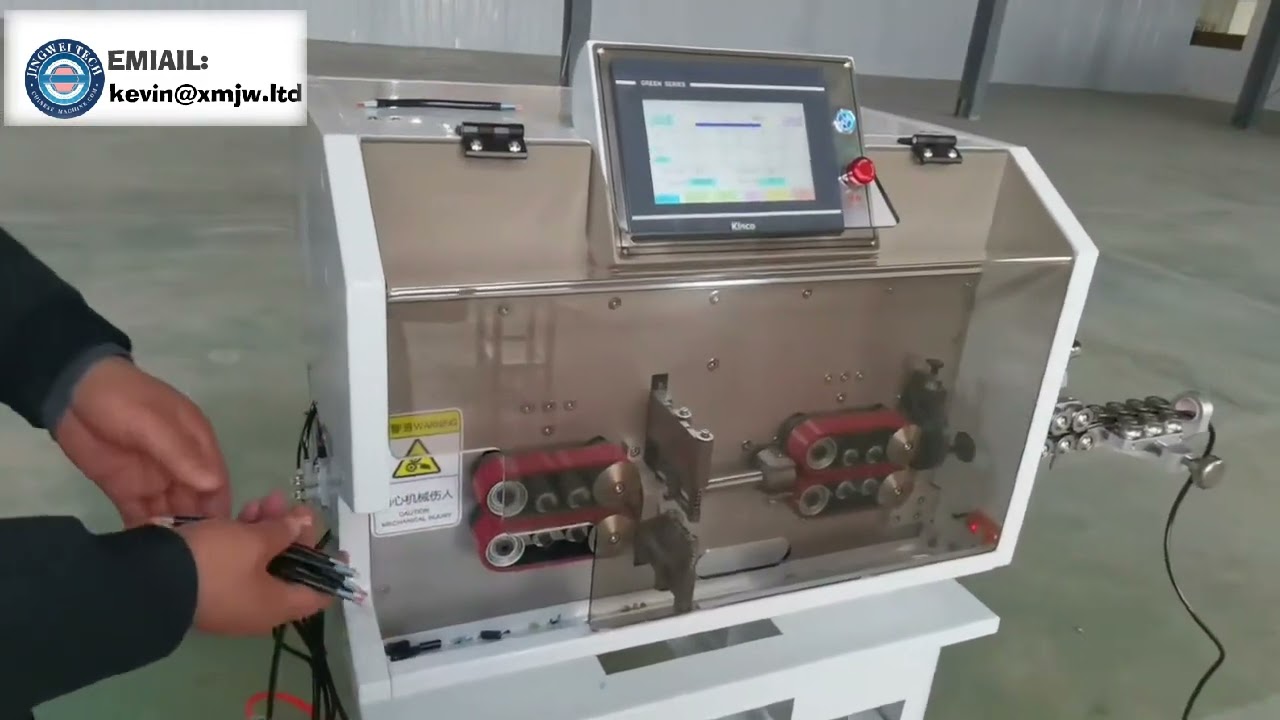 SW-Max-150 Fully Automatic Double End Strip Power Cable Stripping Machine for New Energy Cables