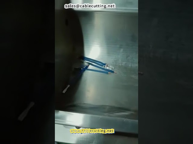 Automatic Cable Stripping, Cutting, Twisting, and Terminal Crimping Machine