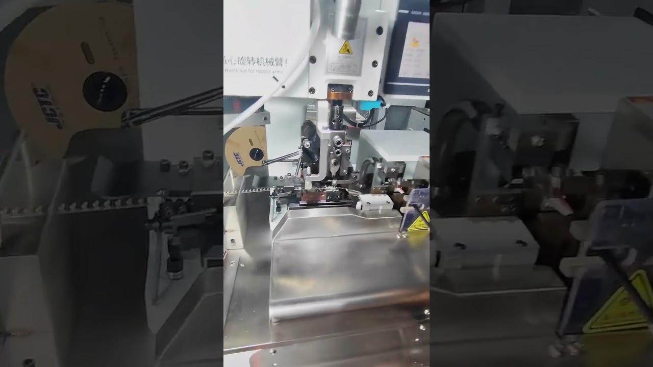 11 Core Wire Stripping and Terminal Crimping High Speed Processing #factory #machine #copper