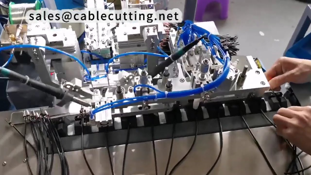 Automatic DC Plug Soldering Machine for Quality & Efficiency