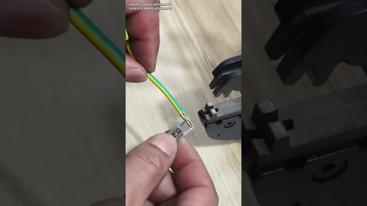 Electric Wire Crimping Machine for Automated Terminal Processing