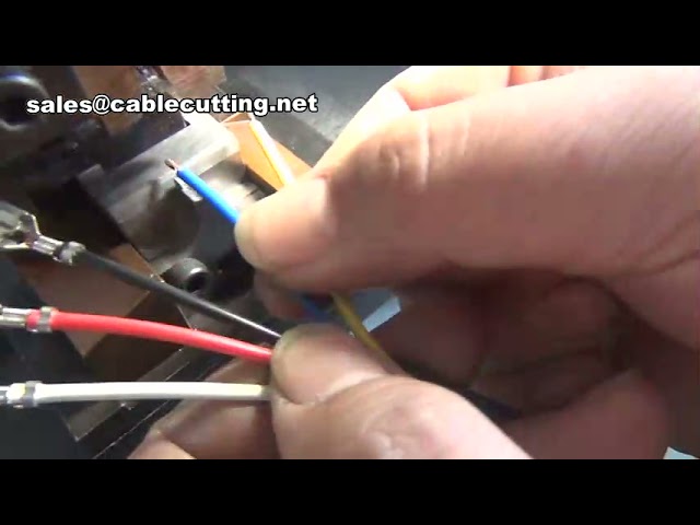 Automatic Cable and Terminal Crimping Machine for Factory Automation