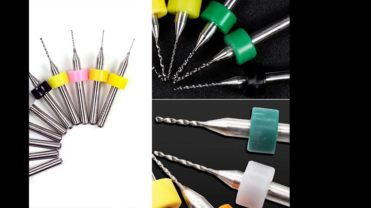 1 Pcs PCB Drill Tool 3 1750 1mm 1 1mm Tungsten Carbide Metal CNC Milling Machine Cutter Use Tools Ca