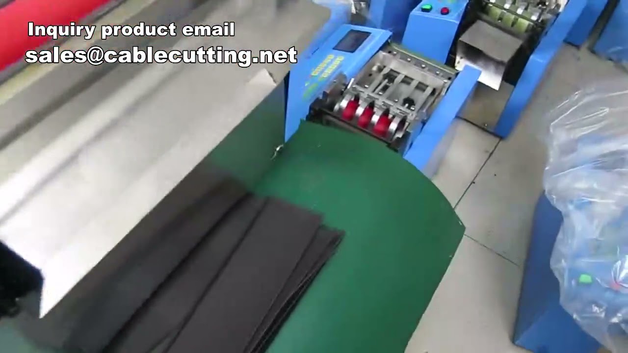 Plastic Corrugated Tube Cutting Machine,Cable Harness Protection Plastic Corrugated Tube Cutting Mac