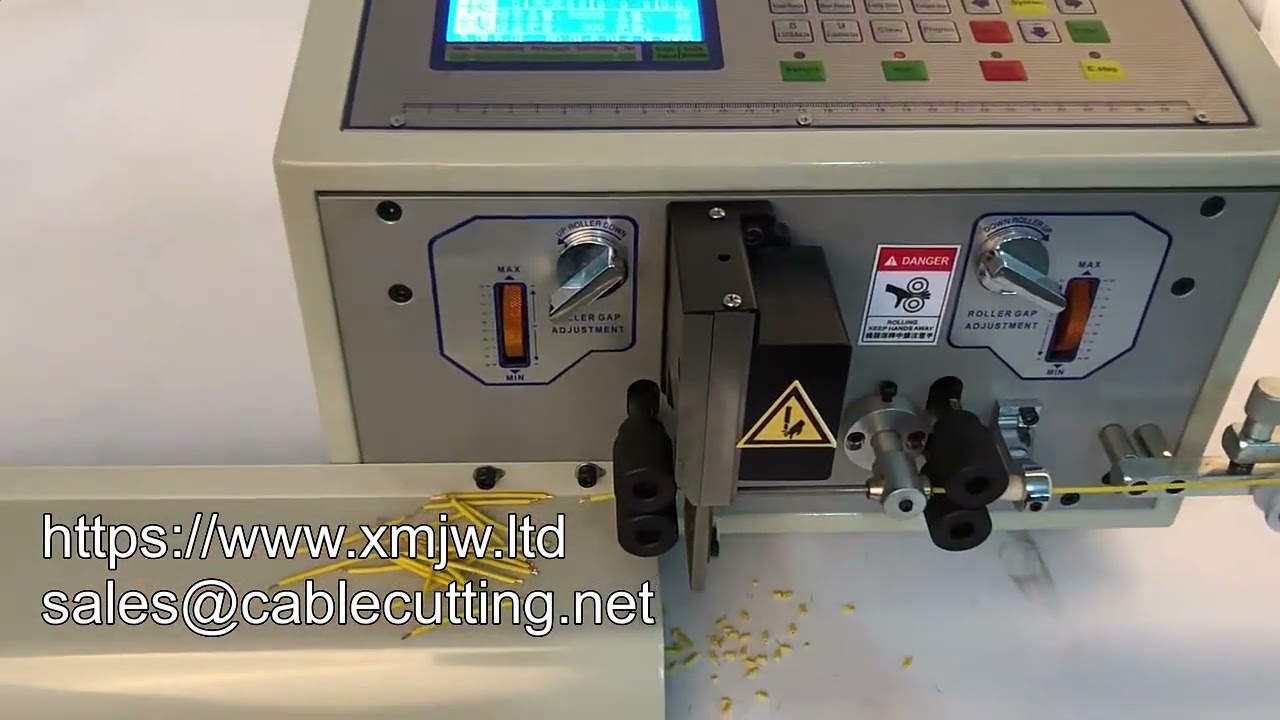 WPM 02 Factory Computer Electric Automatic Led Wire Stripping Cutting Machine