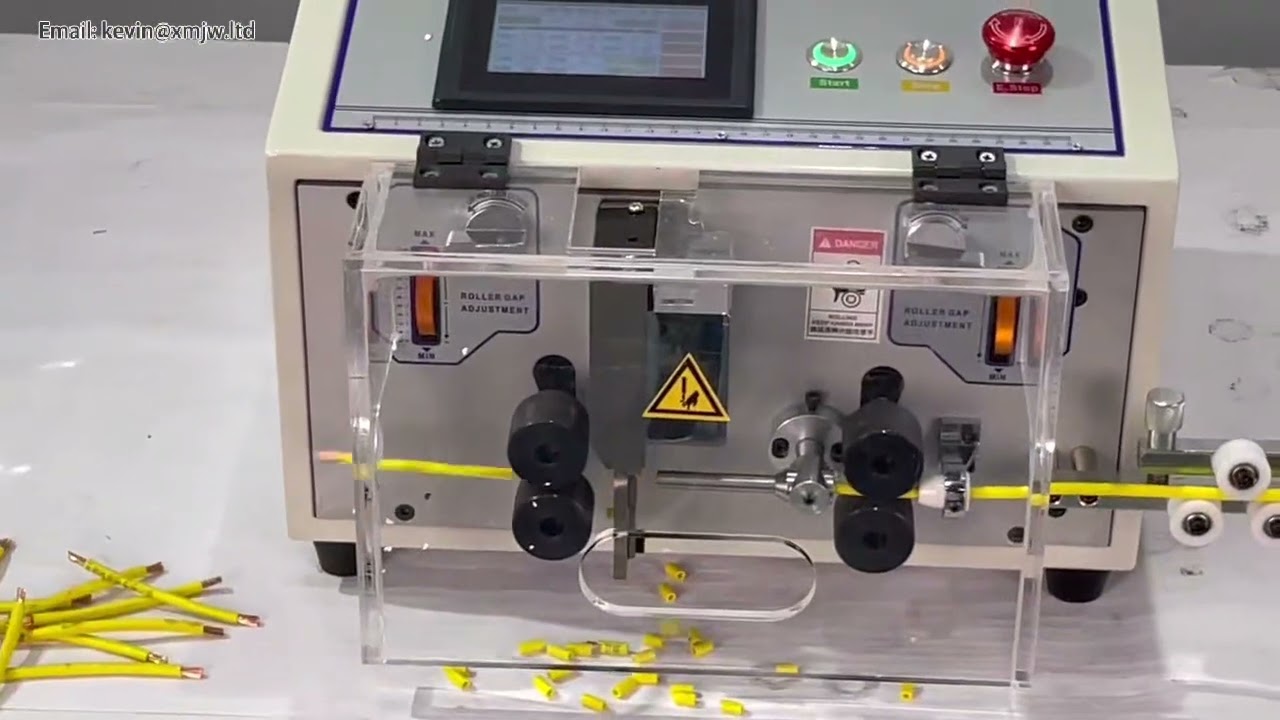 Updated SWT-508-E-S Touch Screen Computer Automatic Wire Stripping Cutting Crimping Machine