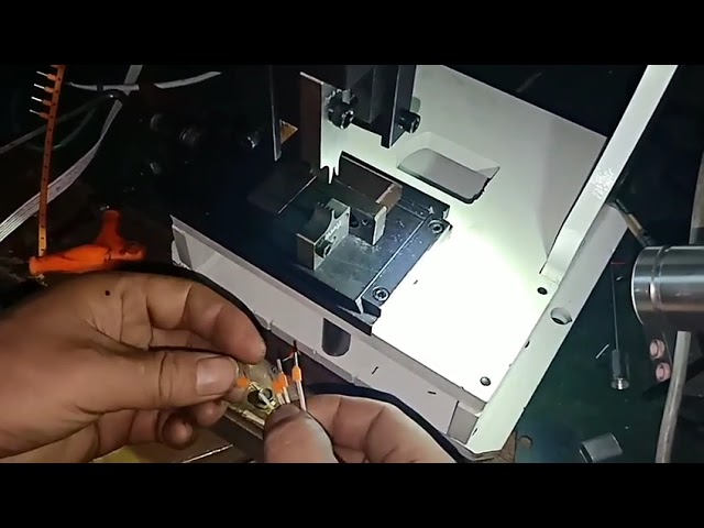 Cold Press Plug Crimping Machine   30mm Stroke, Loose Insulated Terminal Crimper