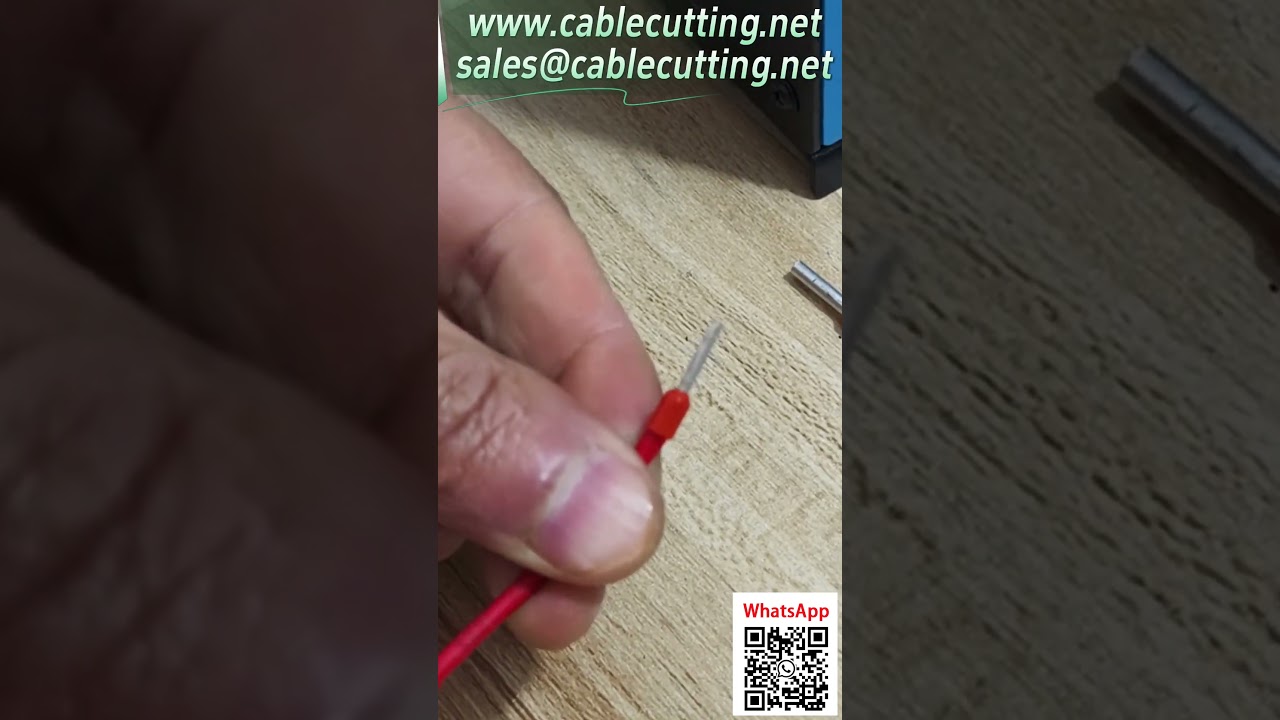 Automatic Wire Processing Machine for Tube Terminal Crimping