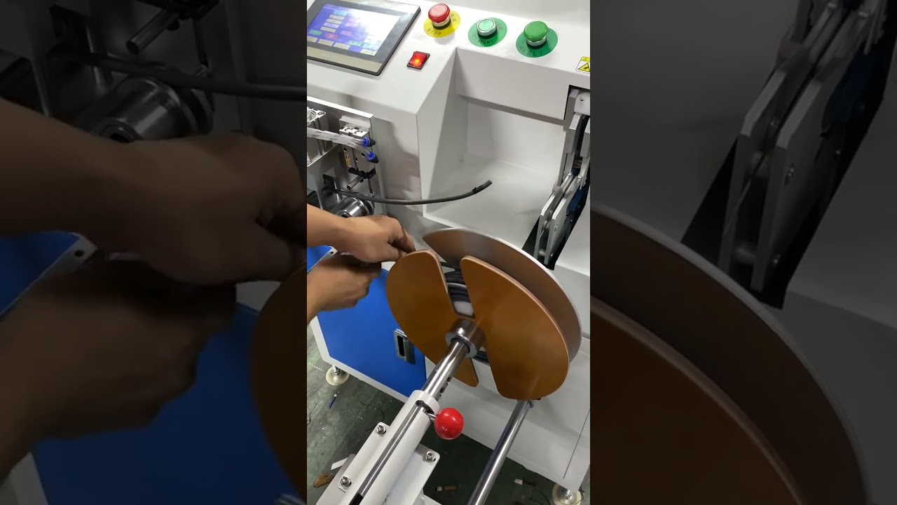 Automatic Wire Meter Counting, Traversing, Cutting, Winding & Tying Machine 1mm-16mm