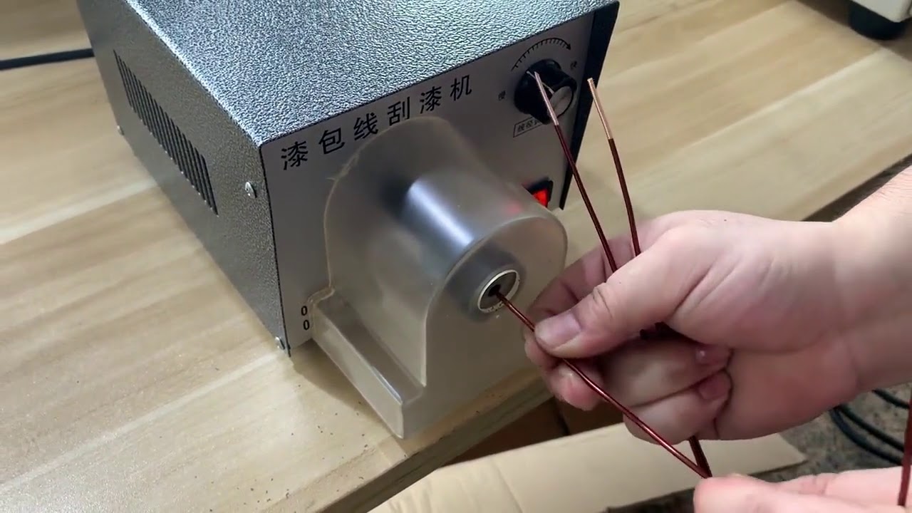 Enameled Copper Wire Paint stripper stripping Scraping Scraper Machine WPM 5505