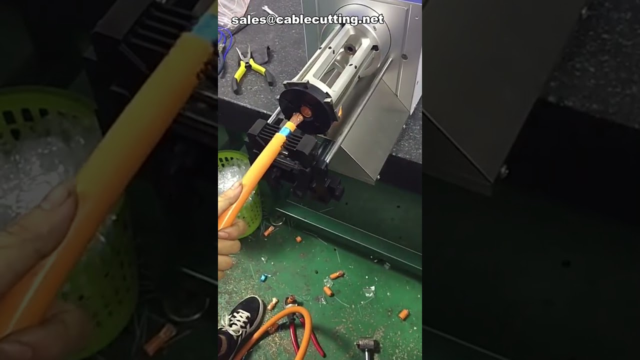 High-Temperature Wire Stripping Machine, Cable Rotary Stripper, Line Maker Equipment