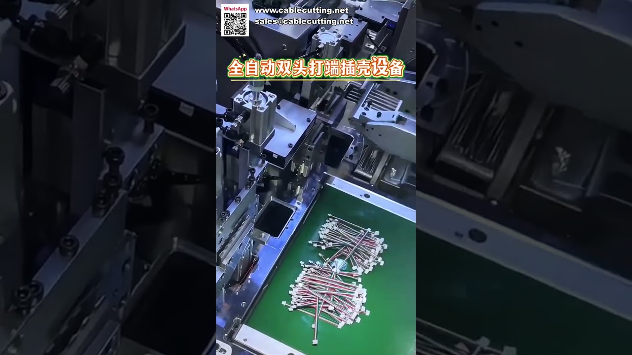 Double Head Housing Insertion Machine Automatic Terminal Crimping Equipment for Wire Harness