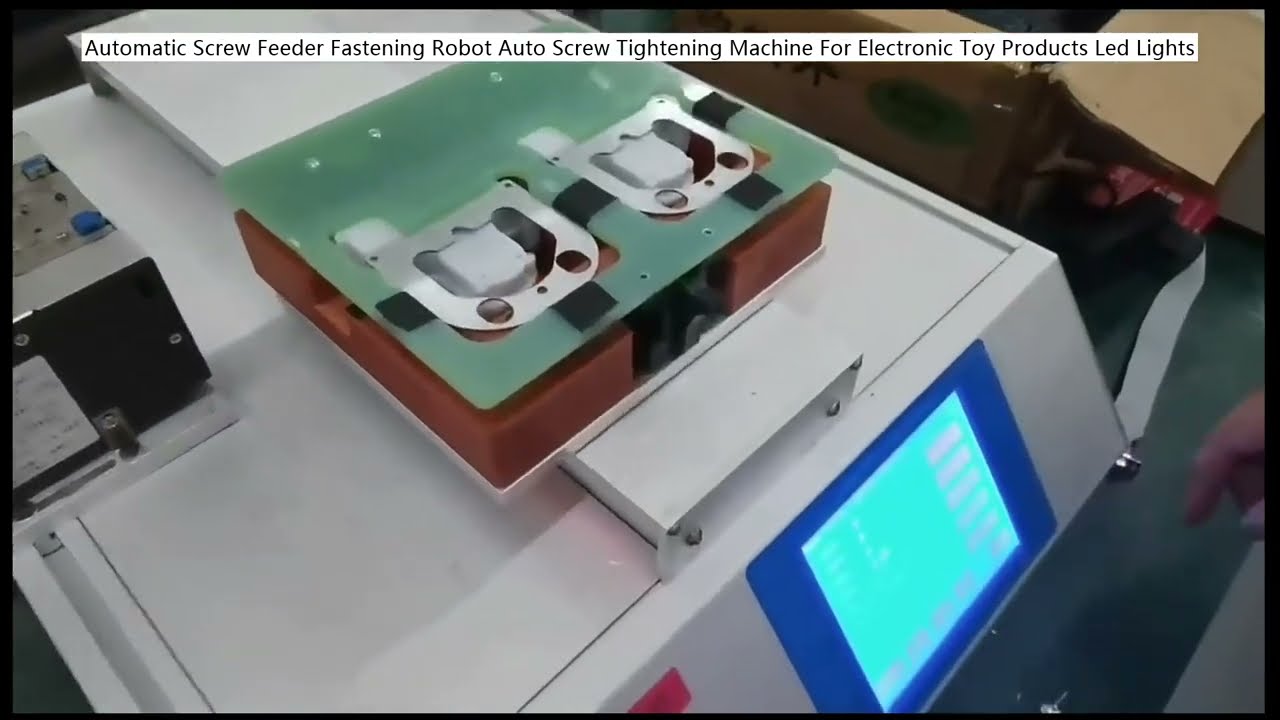 Automaattinen ruuvinsyöttö- ja kiristysrobotti elektroniikkalelujen ja LED-tuotteiden kokoonpanoon