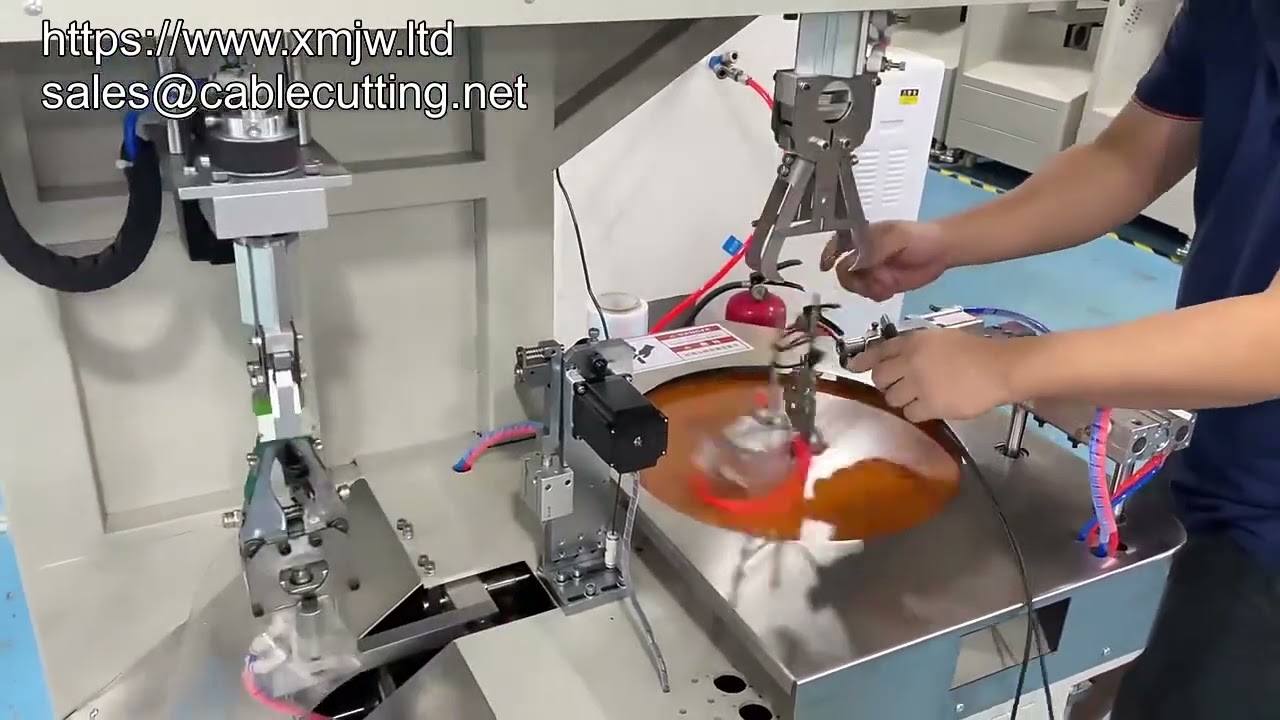 Automatic 8 Shape Wire Winding And Tying Machine For Thick Wires