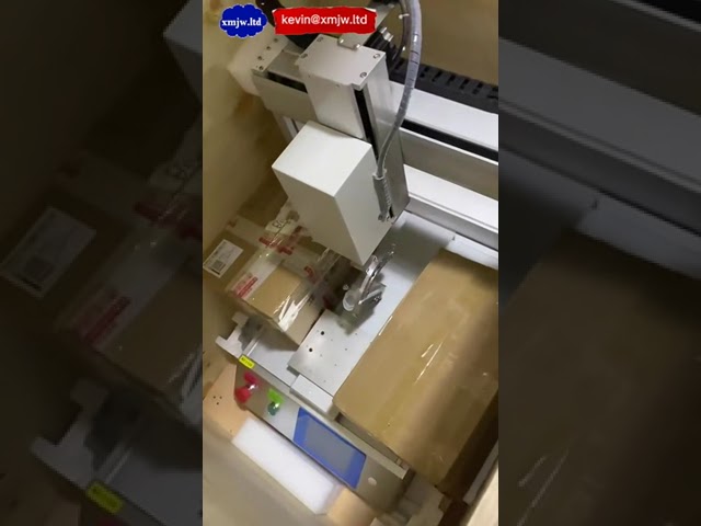 Automaattinen joustavasti pyörivä liimanlevitysrobotti 4-akselinen liimausrobotti