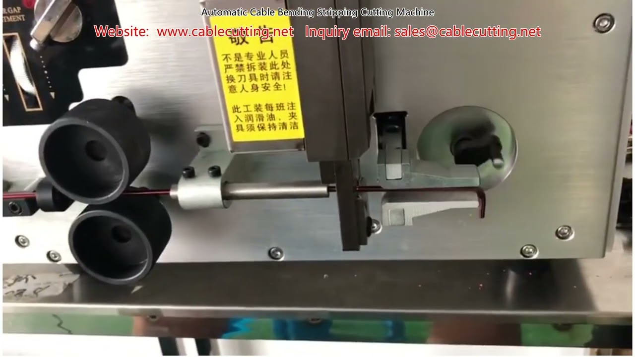 Automatic Cable Bending, Stripping, and Cutting Machine