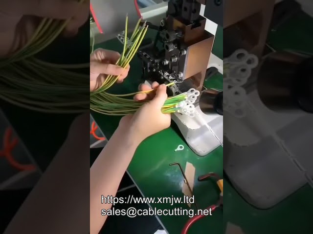 Electric Wire Terminal Connectors Crimping Applicator Machine