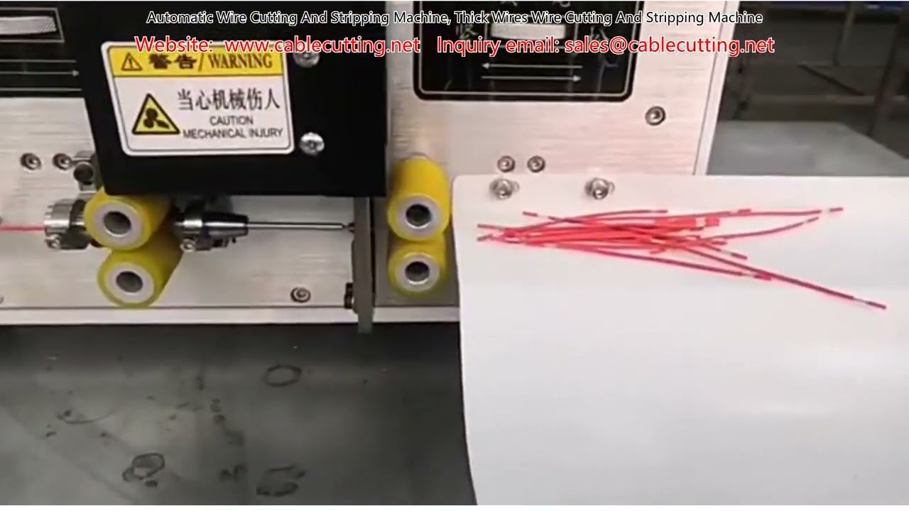 Automatic Wire Cutting And Stripping Machine, Thick Wires Wire Cutting And Stripping Machine