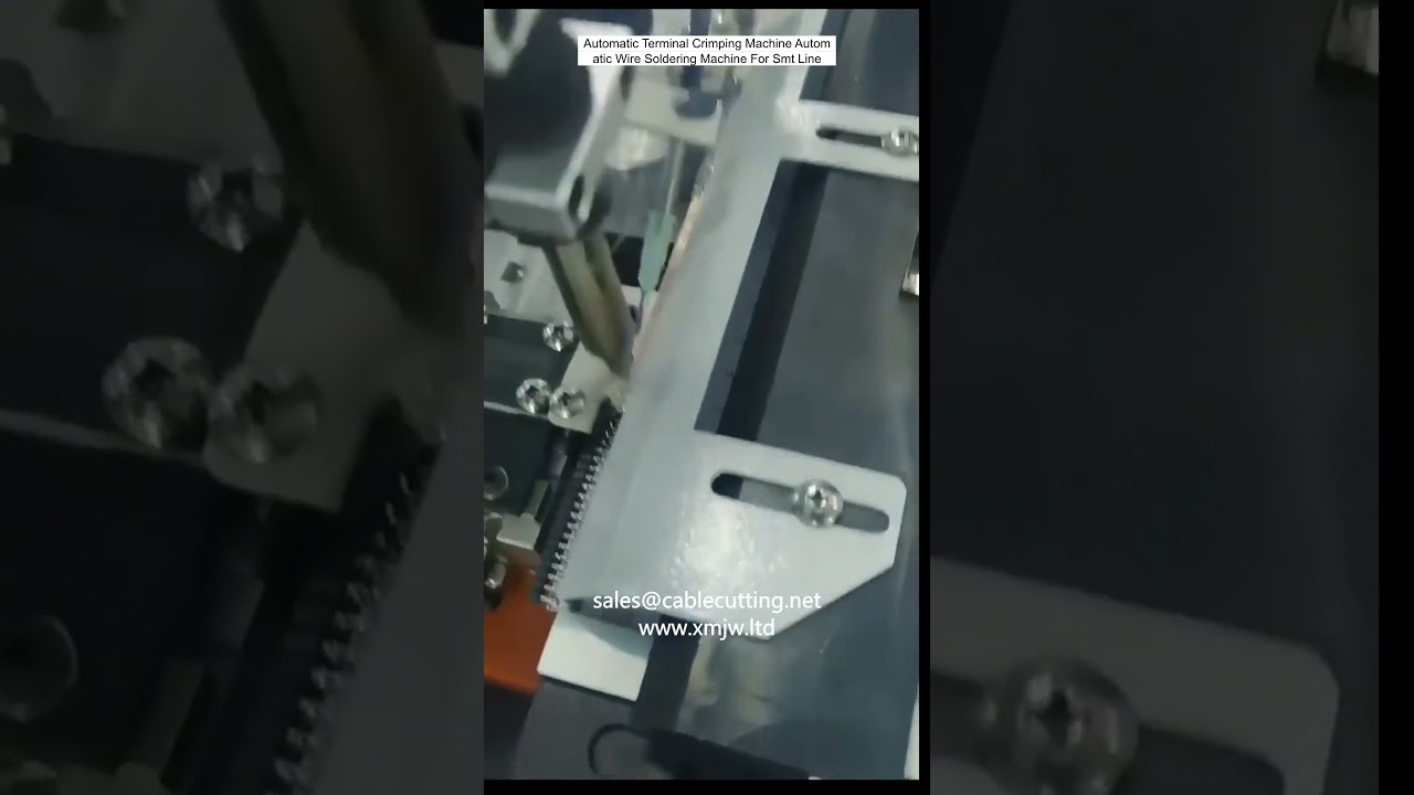 Automatic Terminal Crimping Machine Automatic Wire Soldering Machine For Smt Line