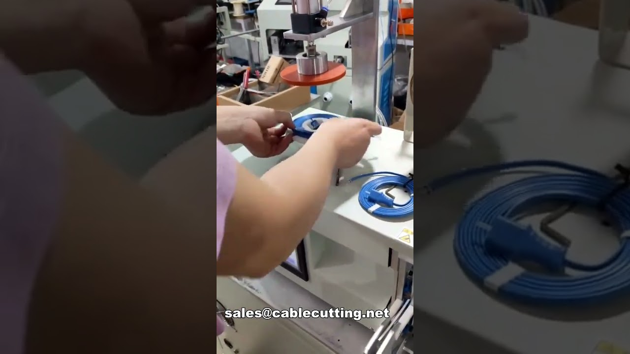 Automatic Wire Coiling, Tying, and Row Positioning Machine