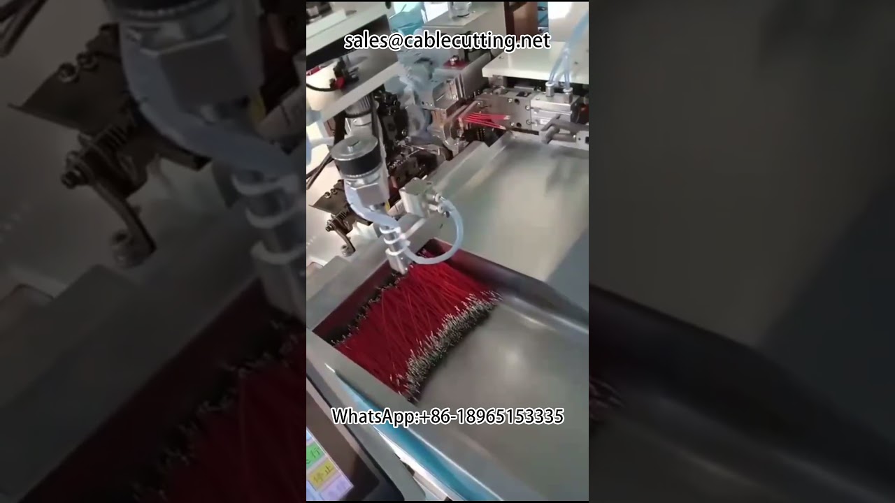 Five-Wire Double-Head Termination and Stripping Machine for Wire Harness