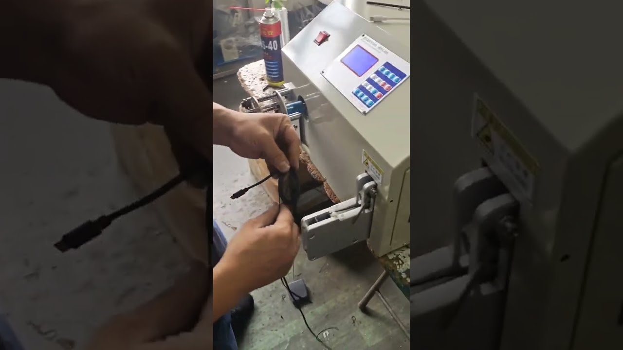 Data Cable Winding and Tying Machine | Automated Wire Coiling