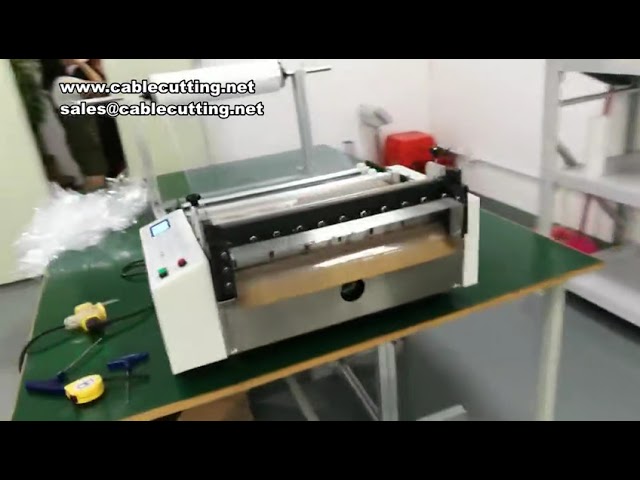 Automatic Plastic & Paper Roll Cross Cutting Sheet Machine