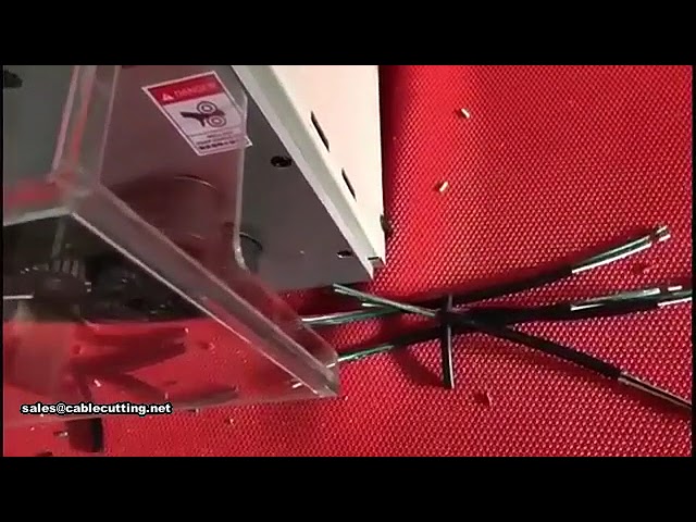 Full Automatic Multi-Core Wire Cutting Stripping Machine for Outer Sheathed and Inner Core Wire Jack