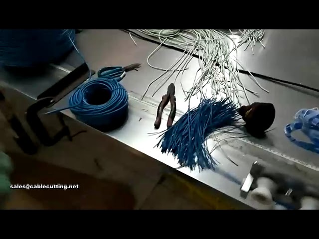 Automatic Counting Meter Cable Wire Winding and Binding Tying Machine