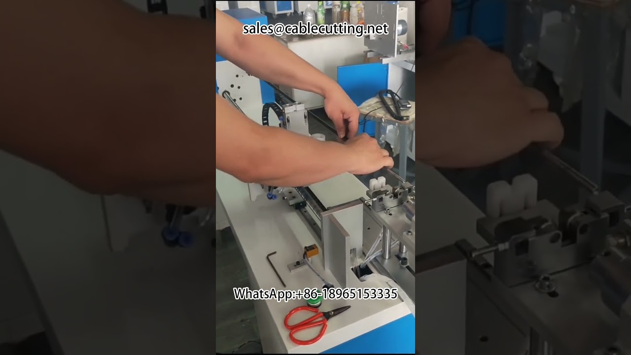 Jousilangan koneellinen käämitys ja kaapelin kuorinta - Tehdasautomaatio
