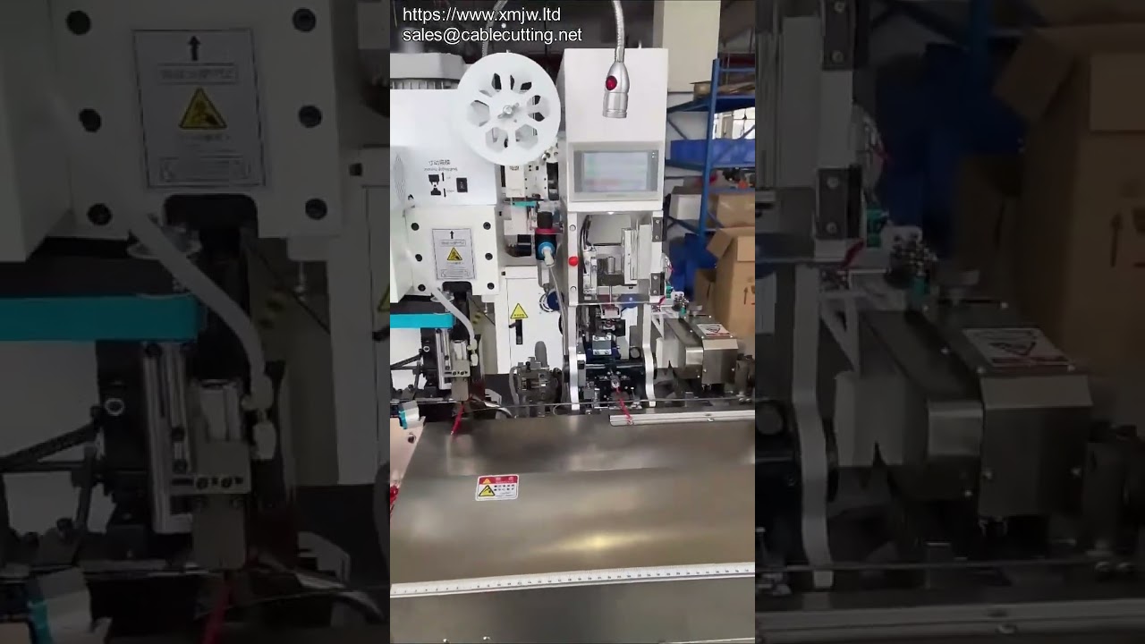 Automatic Wire Cutting, Stripping, Sealing, Inserting, and Terminal Crimping Machine